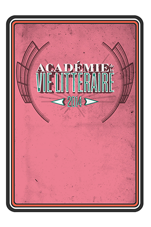 Cartes de l'Académie de la vie littéraire 2014