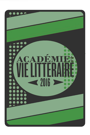 Cartes de l'Académie de la vie littéraire 2016