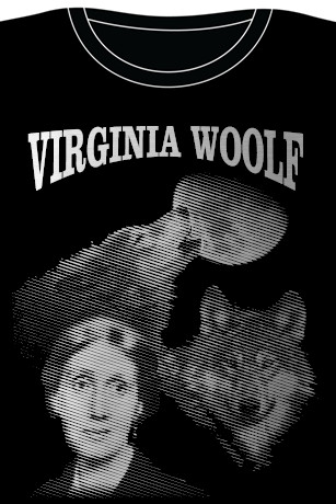 Virginia Woolf de loup - Argent métallique