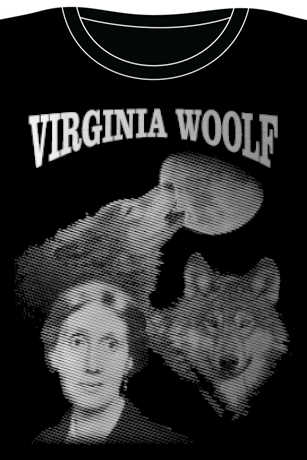 (image pour) Virginia Woolf de loup - Argent métallique